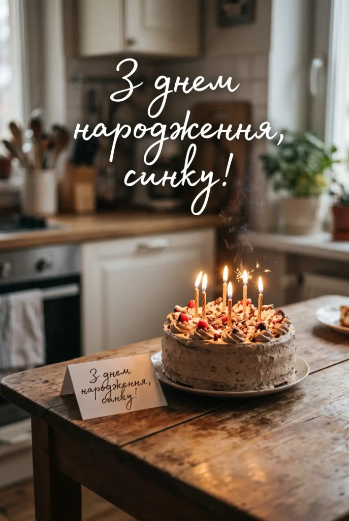 нові привітання з днем народження сину