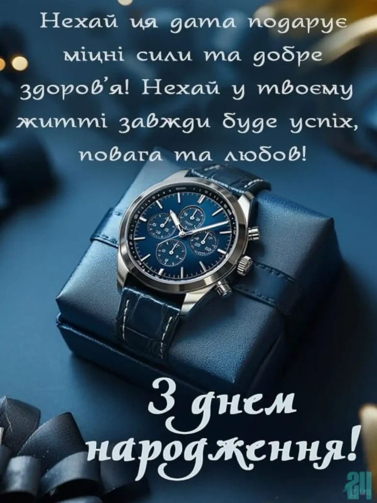 привітання з днем народження мужчині картинки українською мовою