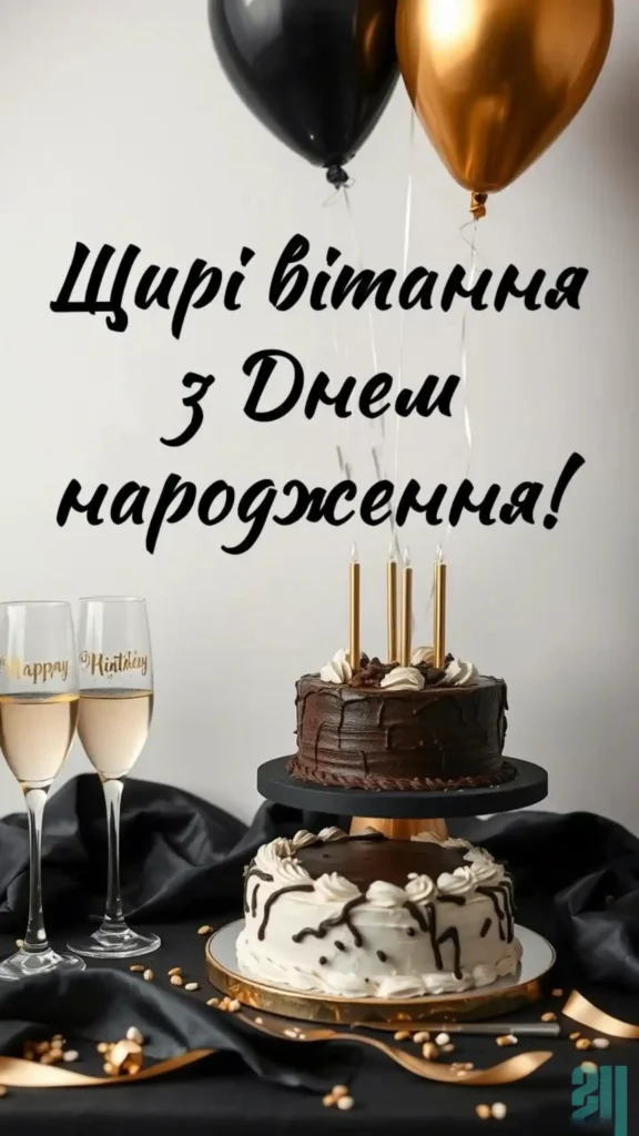 красива листівка з днем народження мужчині
українською мовою