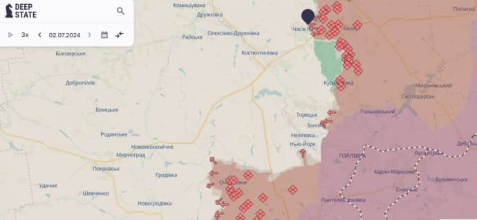 ISW: Росіяни атакують Торецьк, щоб далі просуватися на Часів Яр