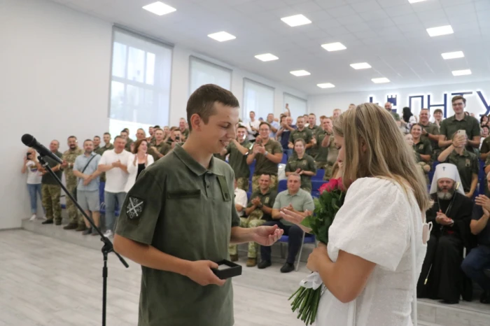 У Луцьку курсанти військової кафедри ЛНТУ склали присягу