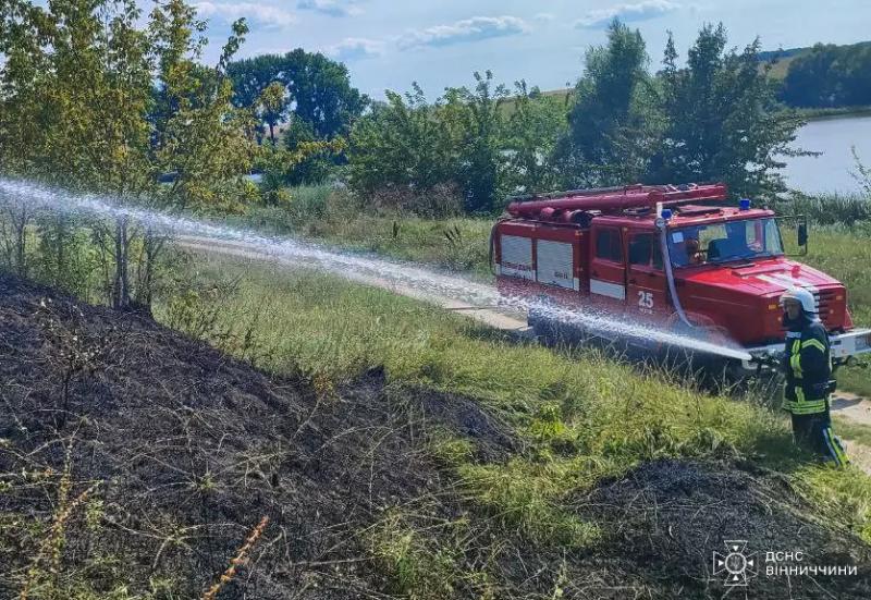 На Вінниччині за добу ліквідували 22 пожежі