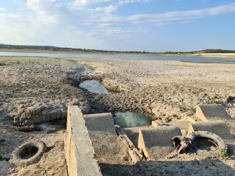 У Тайганському водосховищі не залишилося корисного об'єму води (фото)