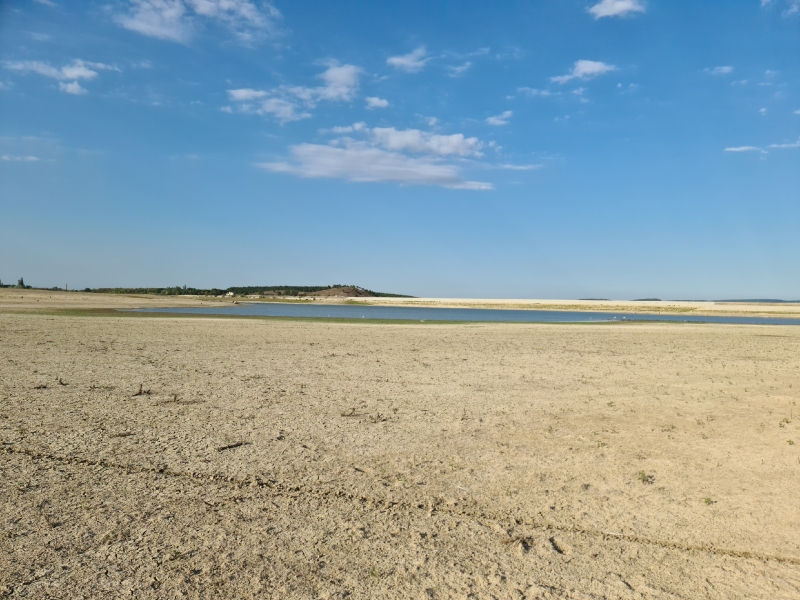 У Тайганському водосховищі не залишилося корисного об'єму води (фото)