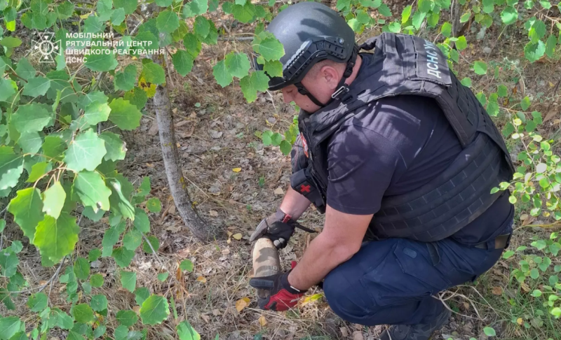 На Київщині енергетики виявили вибухонебезпечний предмет (фото)