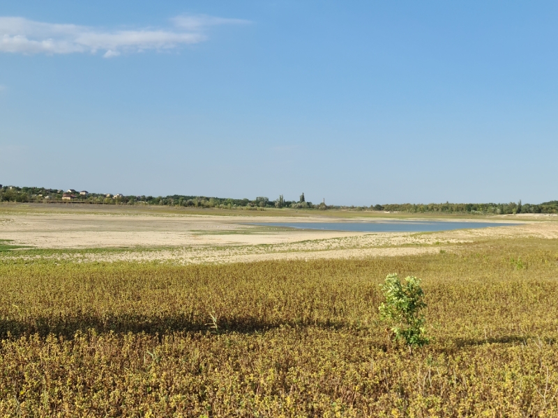 У Тайганському водосховищі не залишилося корисного об'єму води (фото)