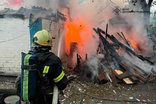 На Дніпропетровщині під час пожежі загинув чоловік