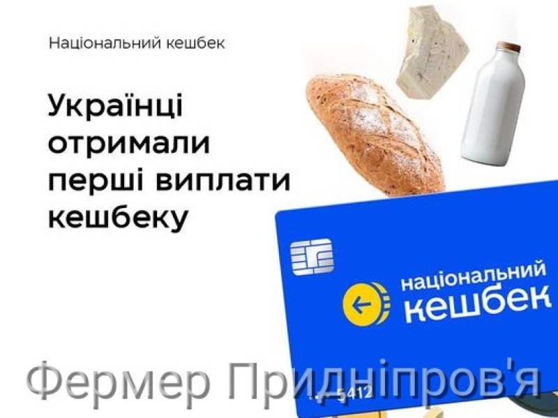 Здійснені перші виплати «Національного кешбеку»