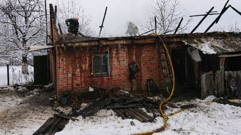 На Вінниччині сталося шість пожеж