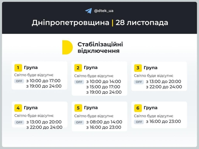 В Україні знову оновили графіки відключень світла: три черги до кінця доби