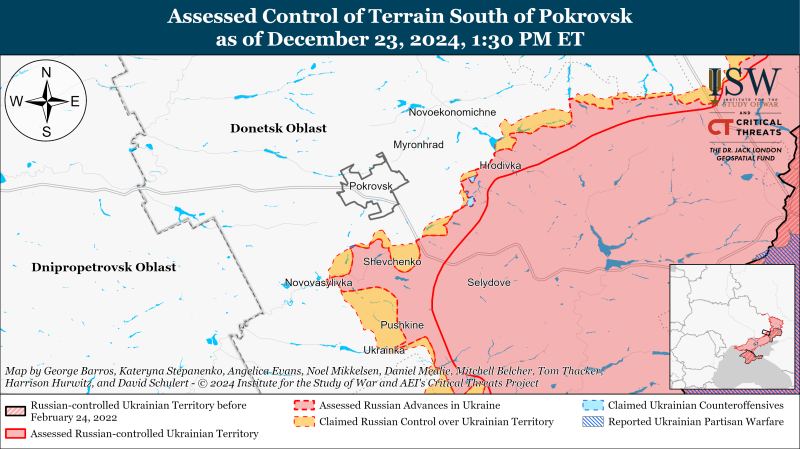 Путін міг відмовитися від захоплення Покровська та поставив армії інше завдання, - ISW