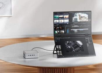 Minisforum представила подвійний портативний монітор MDSA156 за $231