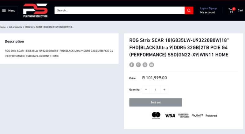 Ноутбуки Asus з NVIDIA RTX 5090, 5080 та 5070 Ti «засвітилися» в інтернеті