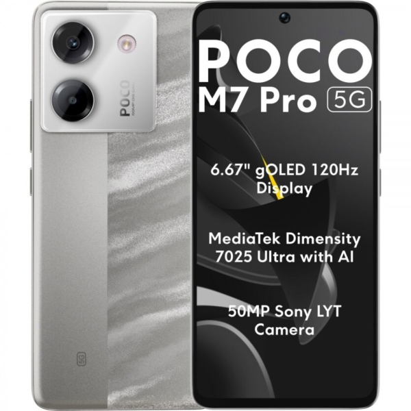 Poco M7 Pro 5G отримав чип Dimensity 7025 Ultra та ціну від $175, а бюджетний Poco C75 5G – $95