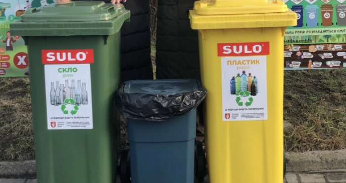 У дитсадках Луцька встановили контейнери для роздільного збору сміття