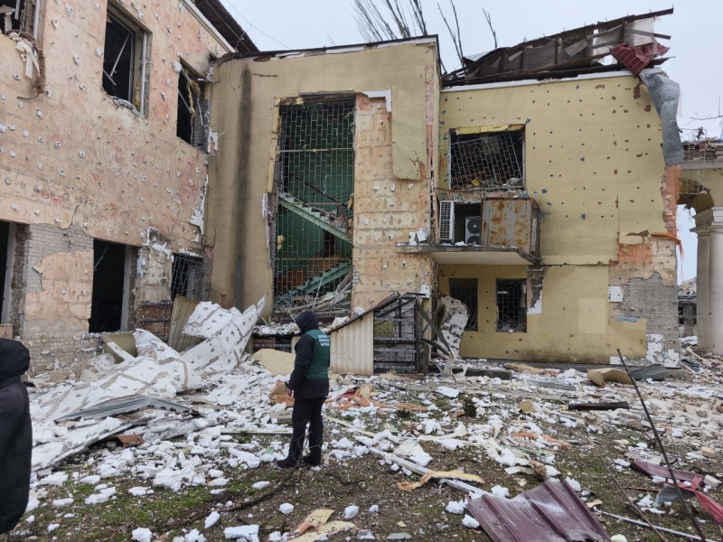 Внаслідок атак по Запоріжжю будівельним відходами і уламками засмічена площа у понад 6 тисяч м2