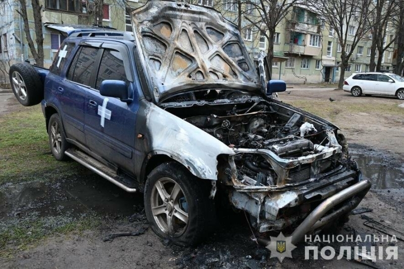 У Запоріжжі затримали підпалювачів автівок військових