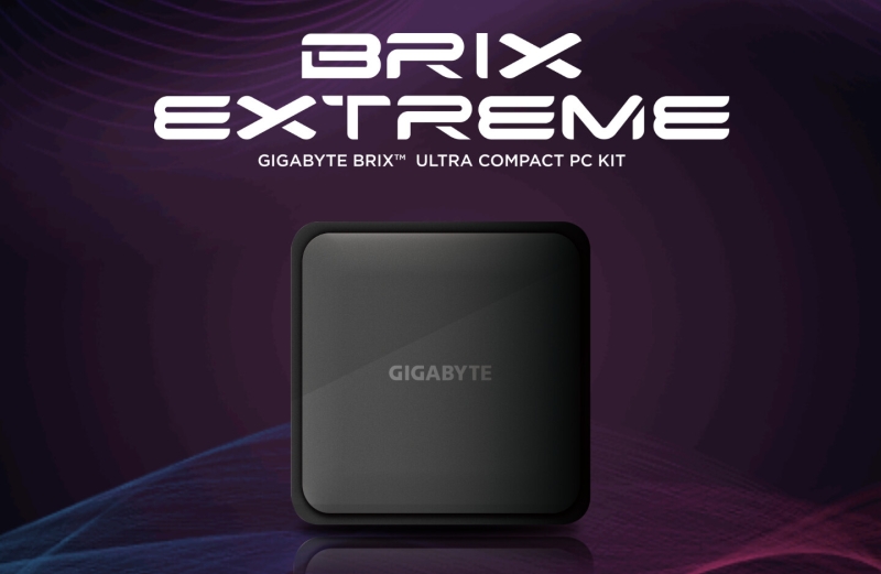 Gigabyte Brix Extreme – міні-ПК з APU AMD Ryzen 7 8840U, до 64 ГБ пам’яті, двома SSD та безліччю портів