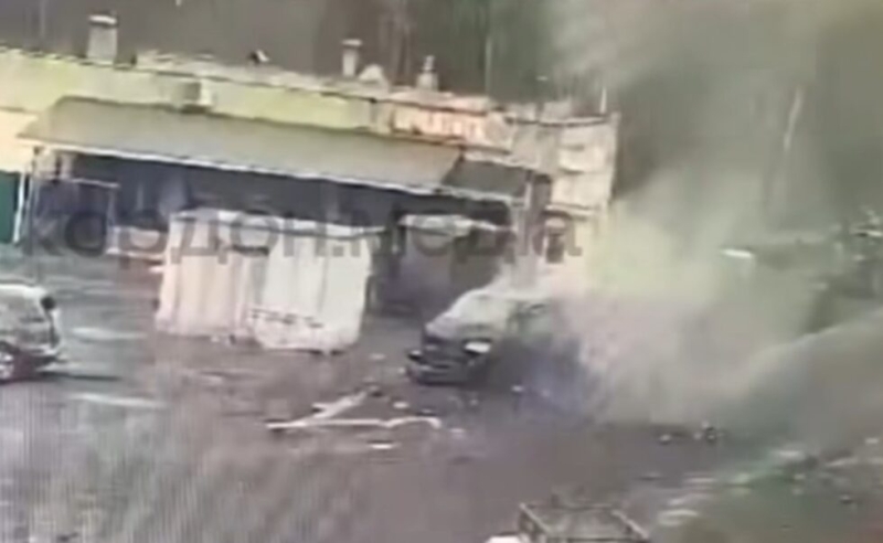 На Сумщині дрон атакував автівку (відео)