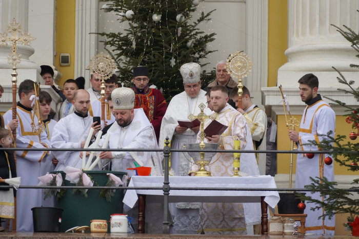 Одне з найбільших релігійних свят – Богоявлення Господнє  –  відзначили в Ужгородському греко-католицькому кафедральному соборі