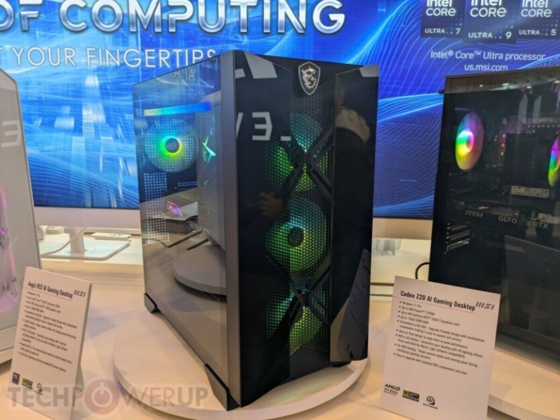 RTX 5090 та сенсорний ШІ-інтерфейс: MSI показала флагманський ігровий ПК MEG Vision X AI 2nd