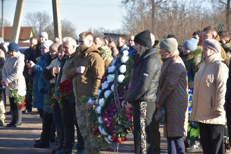 У Пирятинській громаді провели в останню путь Володимира Приймака