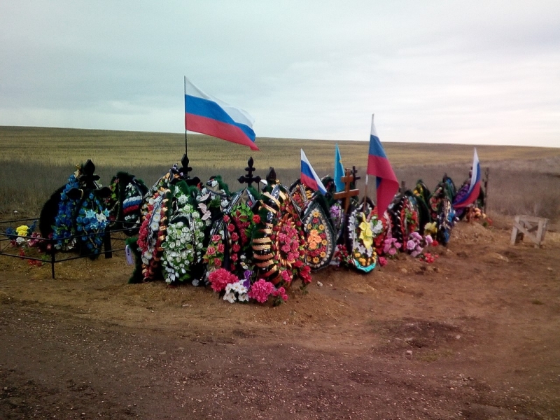 У Нижньогірському районі Криму поховали чергового військового РФ, який загинув на війні проти України