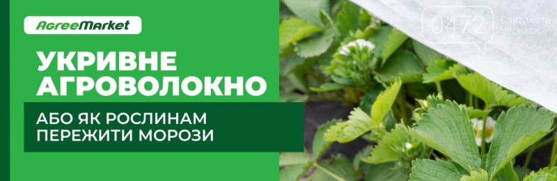 Укривне агроволокно або як рослинам пережити морози