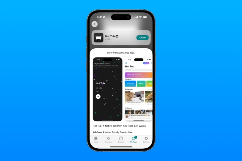 У Європі з'явився перший нативний порно-додаток для iPhone, доступний через альтернативний магазин AltStore PAL