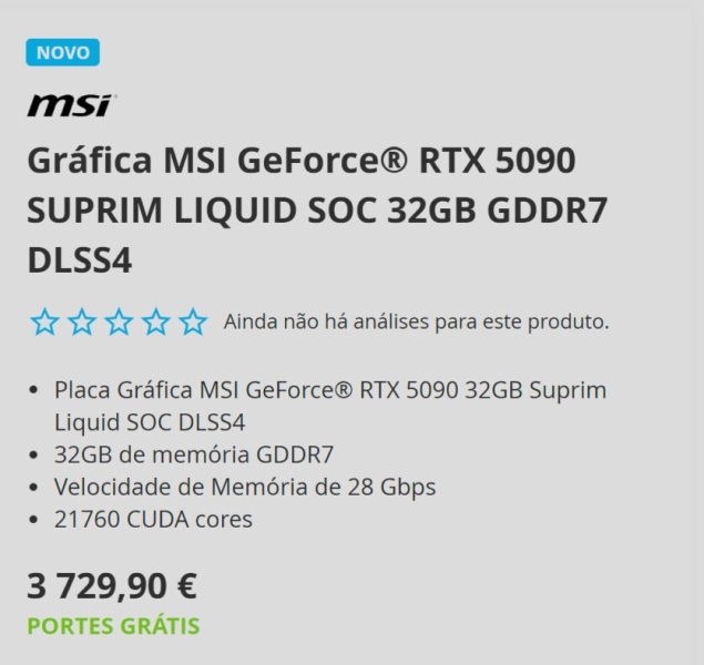 На $400 більше: MSI та Asus підняли ціни NVIDIA RTX 5090 та 5080