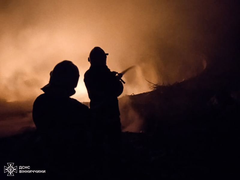 На Вінниччині сталося 15 пожеж