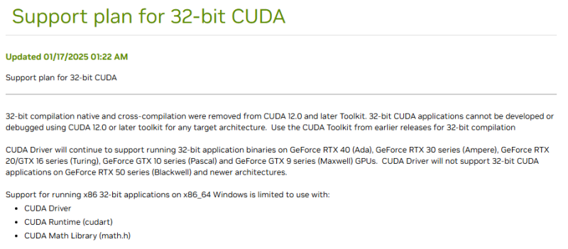 NVIDIA прибирає PhysX 32-біт в RTX 50 — ранні Borderlands, Metro, Mafia та ще десятки ігор залишаться без ефектів