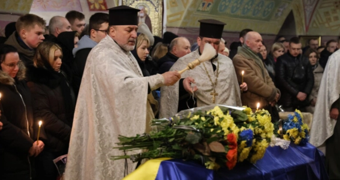 Поховали воїнів з Луцька Федора Мельничука та Сергія Олексюка