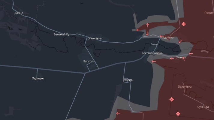 Росіяни просунулися в районі Андріївки та Улаклів на Донеччині &ndash; DeepState