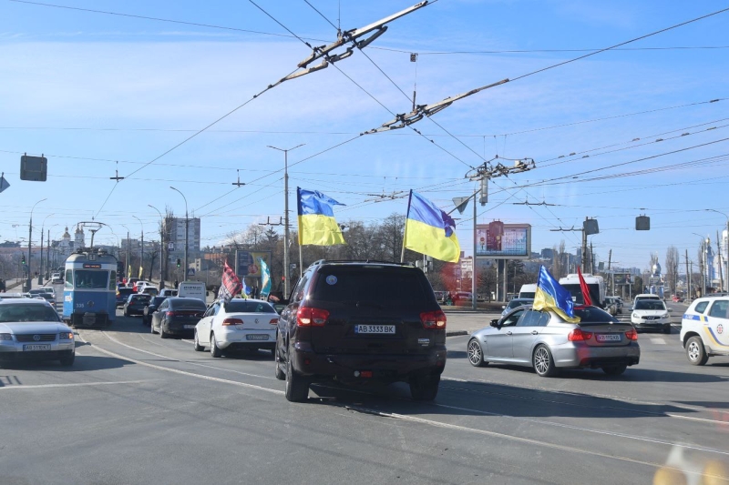 У Вінниці відбувся масштабний патріотичний автопробіг
