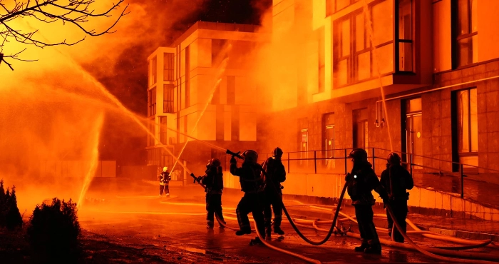 У Зміїнці горів готельно-ресторанний комплекс