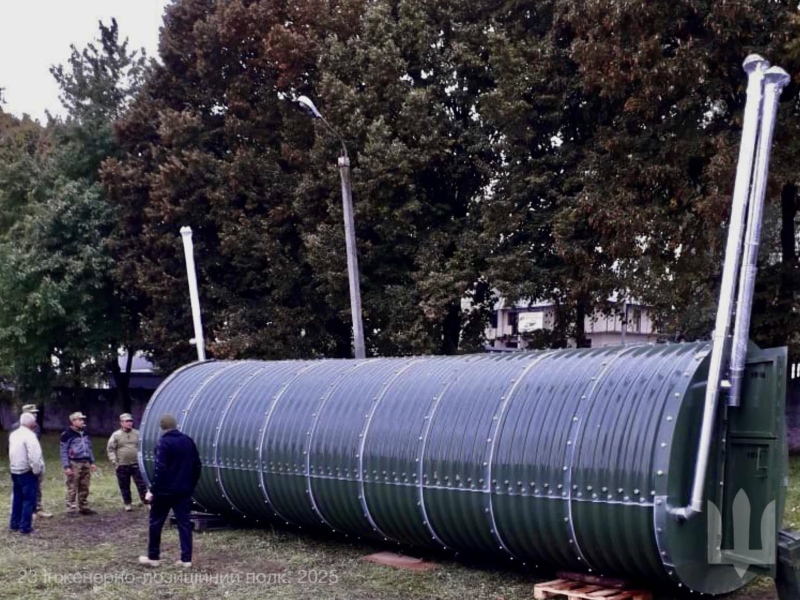 Водій з Острога розповів, як будує на фронті криївки для солдатів