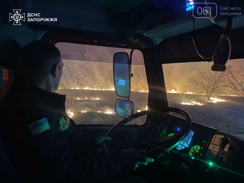 У Запорізькому районі надзвичайники під час пожежі врятували зайченя