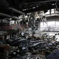 ХК Донбас показав результат російського удару по своїй арені ХК Донбас показав результат російського удару по своїй арені