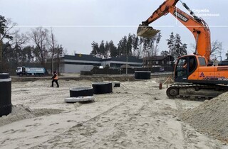 На трасі під Києвом змінюється схема дорожнього руху через будівництво транспортної розв'язки