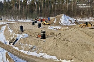 На трасі під Києвом змінюється схема дорожнього руху через будівництво транспортної розв'язки