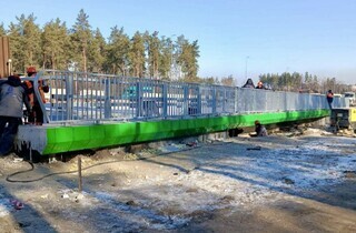 На трасі під Києвом змінюється схема дорожнього руху через будівництво транспортної розв'язки