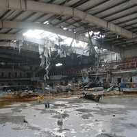 ХК Донбас показав результат російського удару по своїй арені ХК Донбас показав результат російського удару по своїй арені