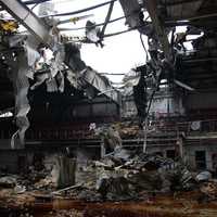 ХК Донбас показав результат російського удару по своїй арені ХК Донбас показав результат російського удару по своїй арені