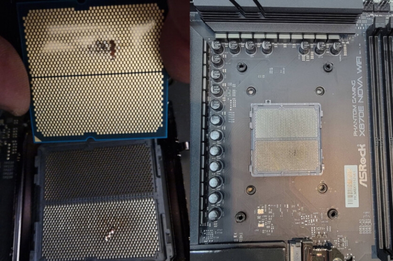 ASRock просто почистила пошкоджену материнську плату для чипів AMD — вона працює