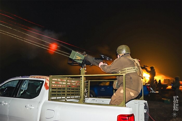 Захист неба: нетішинські нацгвардійці тренуються збивати ворожі дрони