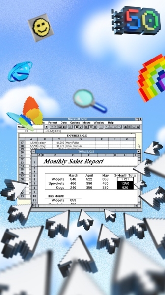 Microsoft випустила колекцію ретро-шпалер для смартфонів із зображенням своїх культових програм