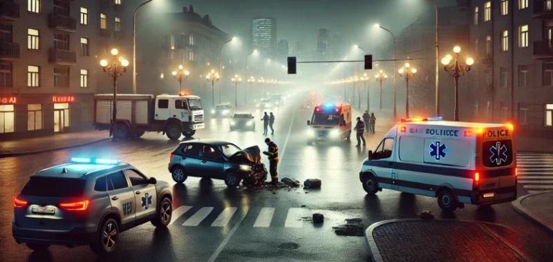 У Києві п’яний водій вчинив ДТП у комендантську годину: подробиці