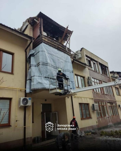 У Запоріжжі через атаку &laquo;Шахеда&raquo; в деяких будинках відсутні вода, світло, газ