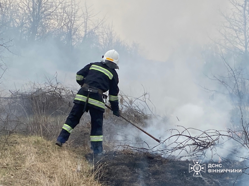 На Вінниччині сталося одинадцять пожеж